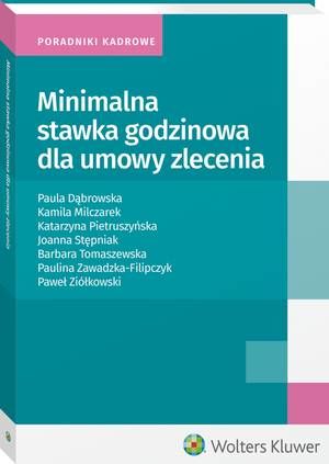 Minimalna stawka godzinowa dla umowy zlecenia — okładka e-booka