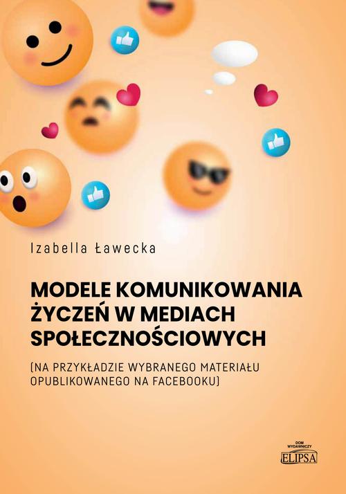 Model komunikowania życzeń w mediach społecznościowych — okładka e-booka