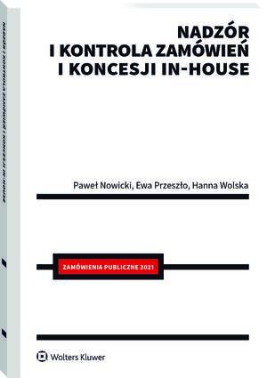 Nadzór i kontrola zamówień i koncesji in-house — okładka e-booka
