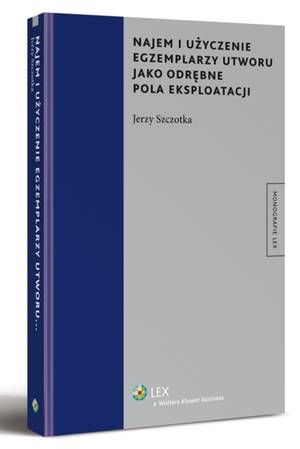 Najem i użyczenie egzemplarzy utworu jako odrębne pola eksploatacji — okładka e-booka
