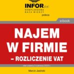 Najem w firmie – rozliczenie VAT — okładka e-booka