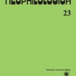 Neophilologica. Vol. 23: Le figement linguistique et les trois fonctions primaires (prédicats, arguments, actualisateurs) et autres études — okładka wydania