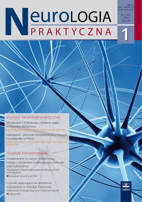 Tytuł: Neurologia Praktyczna 1/2015
Autor: 
Wydawnictwo: Czelej
Formaty: MOBI, EPUB