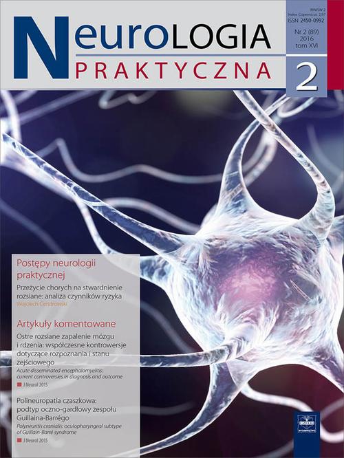 Tytuł: Neurologia Praktyczna 2/2016
Autor: 
Wydawnictwo: Czelej
Formaty: MOBI, EPUB