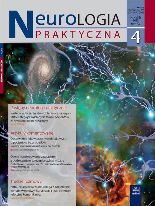 Tytuł: Neurologia Praktyczna 4/2015
Autor: 
Wydawnictwo: Czelej
Formaty: EPUB, MOBI