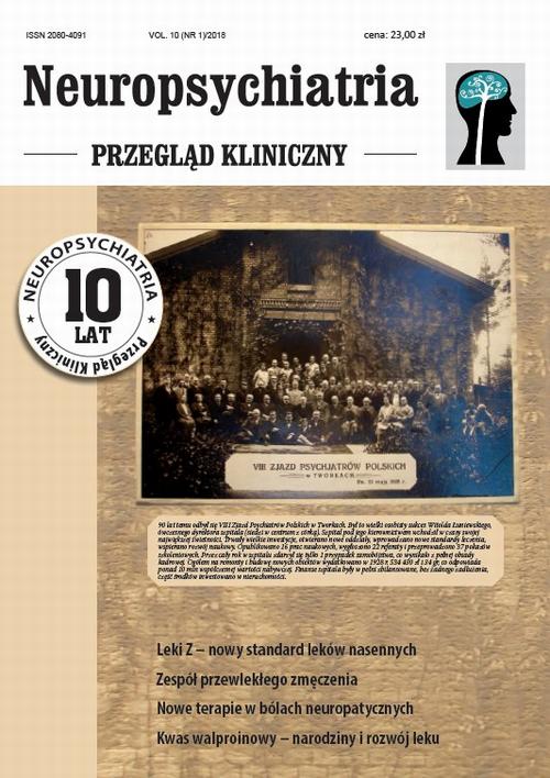 Tytuł: Neuropsychiatria. Przegląd Kliniczny NR (1)/2018
Autor: Praca zbiorowa
Wydawnictwo: Medical Education
Formaty: PDF