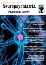 Tytuł: Neuropsychiatria. Przegląd Kliniczny NR 1(1)/2009
Autor:
Wydawnictwo: Medical Education
Formaty: PDF