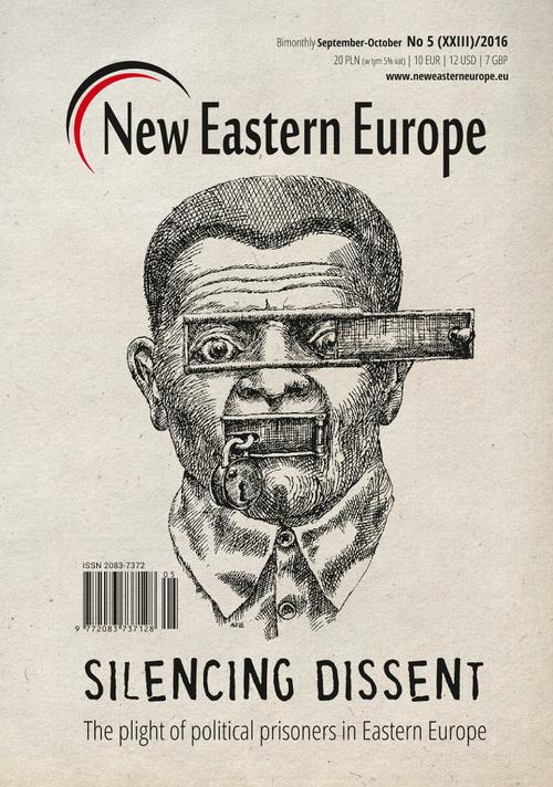 New Eastern Europe 5/2016. Silencing dissent — okładka wydania