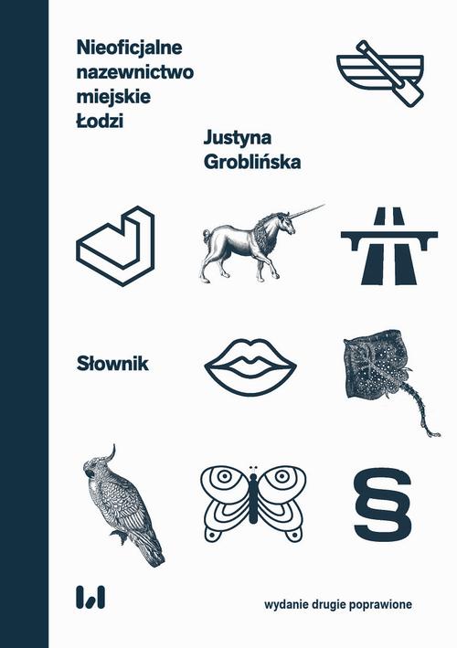 Nieoficjalne nazewnictwo miejskie Łodzi — okładka e-booka