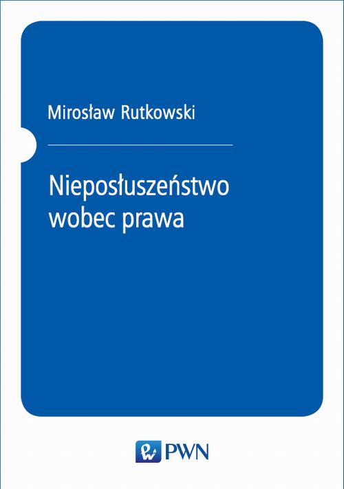 Nieposłuszeństwo wobec prawa — okładka e-booka