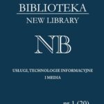 Tytuł: Nowa Biblioteka. New Library. Usługi, technologie informacyjne i media 2016, nr 1 (20): Międzynarodowe aspekty bibliotekarstwa
Autor: 
Wydawnictwo: Wydawnictwo Uniwersytetu Śląskiego
Formaty: PDF