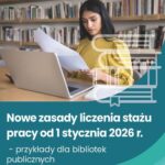 Nowe zasady liczenia stażu pracy od 1 stycznia 2026 r. - przykłady dla bibliotek publicznych — okładka e-booka