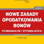 Nowe zasady opodatkowania bonów po zmianach od 1 stycznia 2019 r. — okładka e-booka