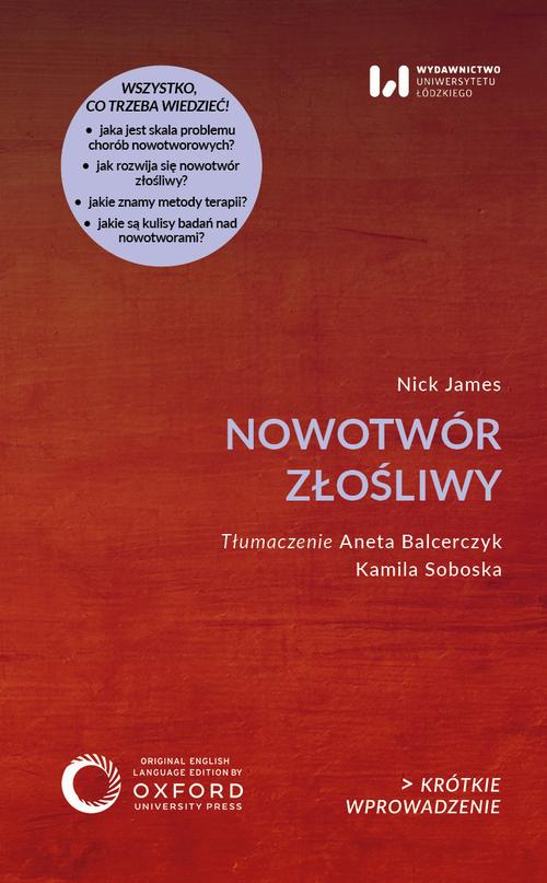 Nowotwór złośliwy — okładka e-booka