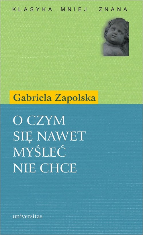 Tytuł: O czym się nawet myśleć nie chce
Autor: Gabriela Zapolska
Wydawnictwo: Universitas
Formaty: PDF