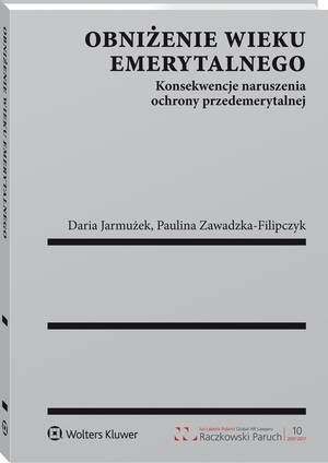 Obniżenie wieku emerytalnego — okładka e-booka