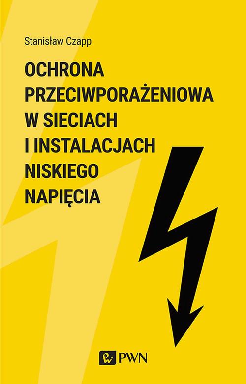 Ochrona przeciwporażeniowa w sieciach i instalacjach niskiego napięcia — okładka e-booka