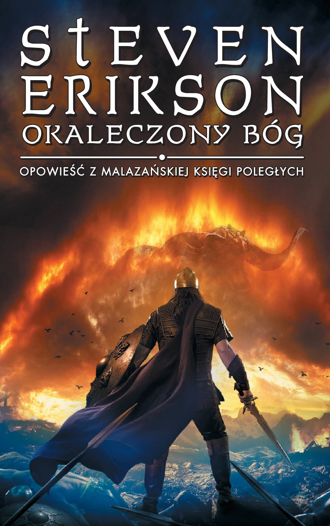 Tytuł: Okaleczony Bóg. Opowieści z Malazańskiej Księgi Poległych. Tom 10
Autor: Steven Erikson
Wydawnictwo: MAG
Formaty: EPUB, MOBI