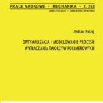Optymalizacja i modelowanie procesu wytłaczania tworzyw polimerowych — okładka e-booka