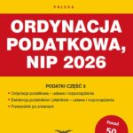 Ordynacja podatkowa, NIP 2026 — okładka e-booka