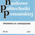 Tytuł: Organizacja i Zarządzanie, 2007/46
Autor: Praca zbiorowa
Wydawnictwo: Wydawnictwo Politechniki Poznańskiej
Formaty: PDF