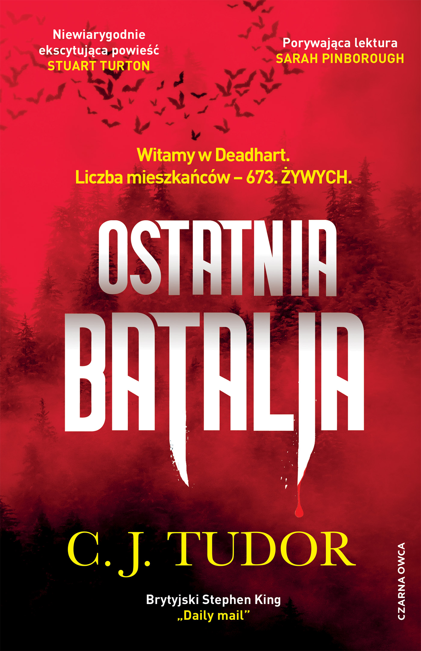 Tytuł: Ostatnia batalia
Autor: C.J. Tudor
Wydawnictwo: Wydawnictwo Czarna Owca
Formaty: EPUB, MOBI