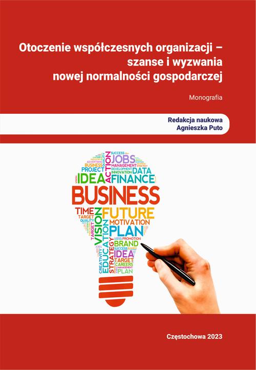 Tytuł: Otoczenie współczesnych organizacji – szanse i wyzwania nowej normalności gospodarczej
Autor: 
Wydawnictwo: Politechnika Częstochowska
Formaty: PDF