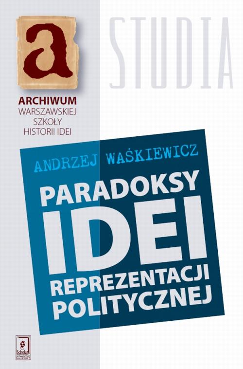 Paradoksy idei reprezentacji politycznej — okładka e-booka