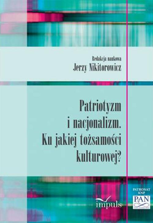 Patriotyzm i nacjonalizm — okładka