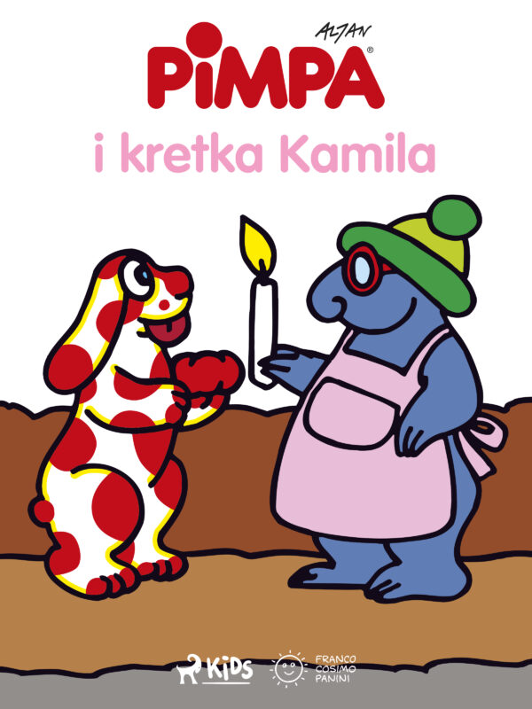 Pimpa i kretka Kamila — okładka e-booka