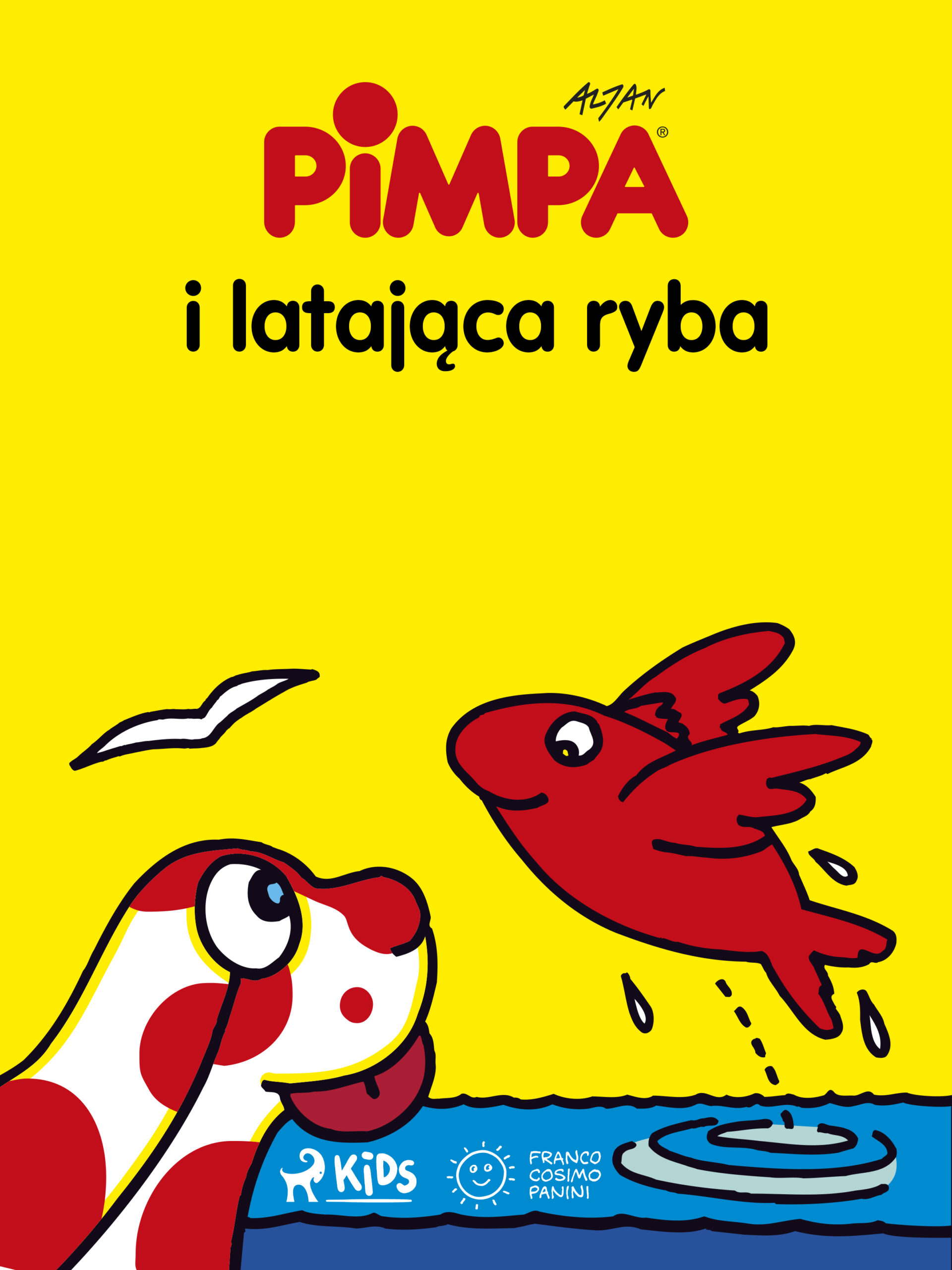 Pimpa i latająca ryba — okładka e-booka