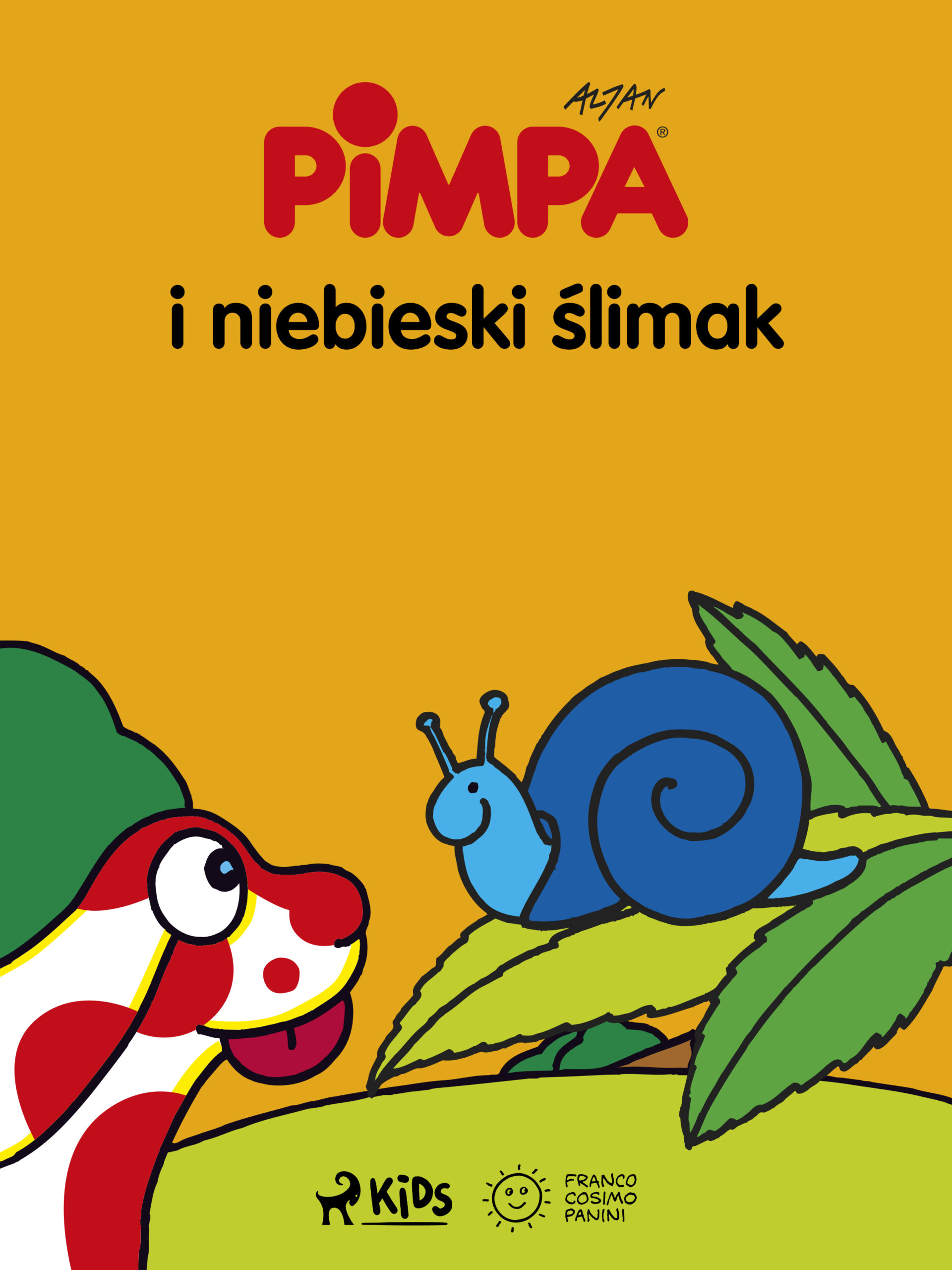 Pimpa i niebieski ślimak — okładka e-booka