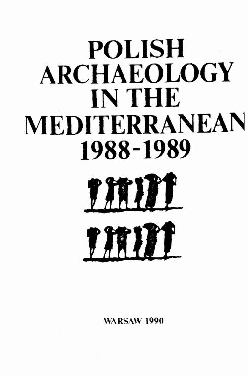 Tytuł: Polish Archaeology in the Mediterranean 1
Autor:
Wydawnictwo: Wydawnictwa Uniwersytetu Warszawskiego
Formaty: PDF