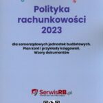 Polityka rachunkowości 2023 dla samorządowych jednostek budżetowych — okładka e-booka