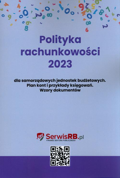 Polityka rachunkowości 2023 dla samorządowych jednostek budżetowych — okładka e-booka