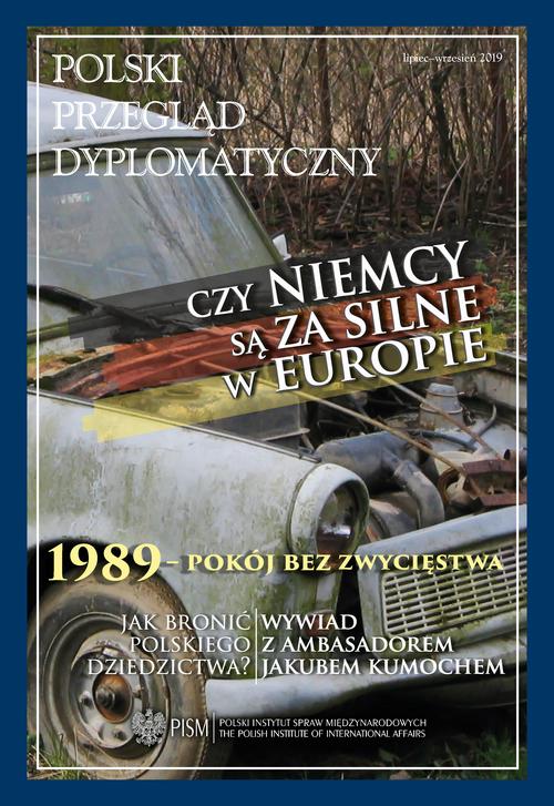 Polski Przegląd Dyplomatyczny 3/2019 — okładka wydania