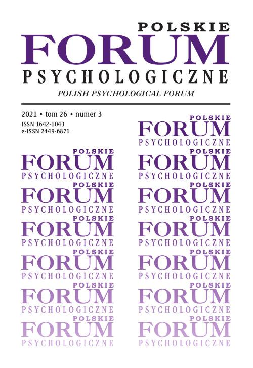 Tytuł: Polskie Forum Psychologiczne, tom 26 numer 3
Autor: 
Wydawnictwo: Wydawnictwo Uniwersytetu Kazimierza Wielkiego w Bydgoszczy
Formaty: PDF