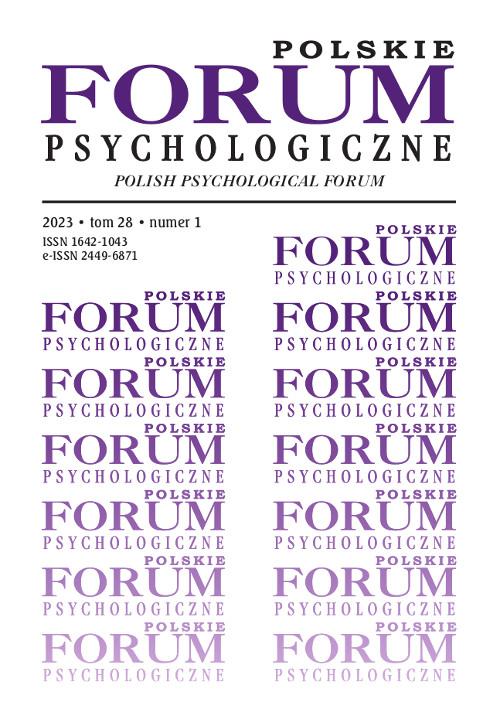 Tytuł: Polskie Forum Psychologiczne, tom 28 numer 1
Autor: 
Wydawnictwo: Wydawnictwo Uniwersytetu Kazimierza Wielkiego w Bydgoszczy
Formaty: PDF