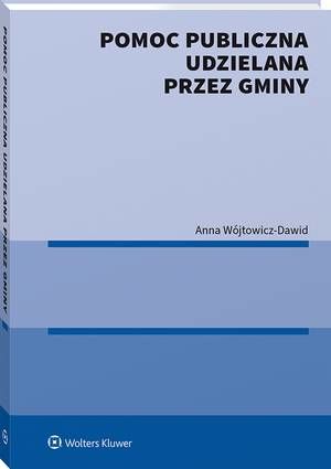 Pomoc publiczna udzielana przez gminy — okładka e-booka