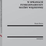 Postępowanie dyscyplinarne w sprawach funkcjonariuszy Służby Więziennej — okładka e-booka