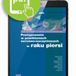 Postępowanie w powikłaniach sercowo-naczyniowych w raku piersi — okładka e-booka