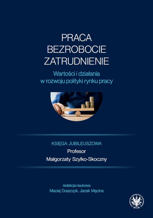 Praca, bezrobocie, zatrudnienie — okładka e-booka