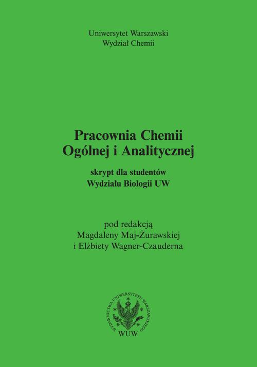 Pracownia Chemii Ogólnej i Analitycznej — okładka e-booka