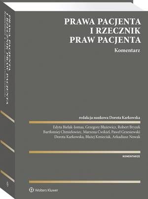 Prawa pacjenta i Rzecznik Praw Pacjenta. Komentarz — okładka e-booka