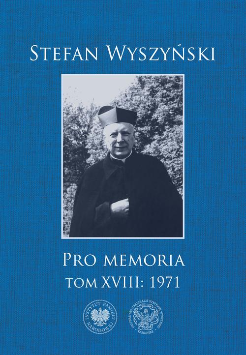 Pro memoria, t. 18: 1971 — okładka e-booka