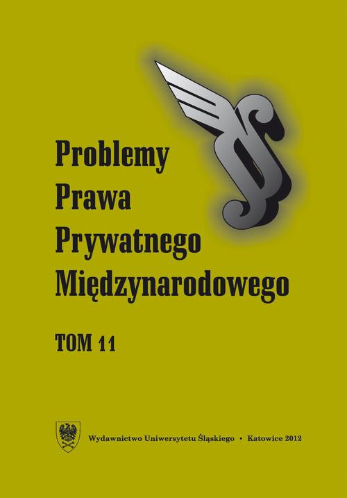 Tytuł: Problemy Prawa Prywatnego Międzynarodowego. T. 11
Autor: 
Wydawnictwo: Wydawnictwo Uniwersytetu Śląskiego
Formaty: PDF