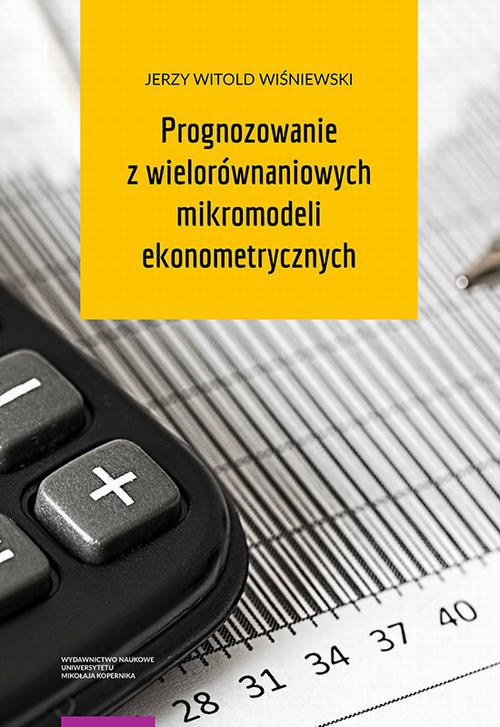 Tytuł: Prognozowanie z wielorównaniowych mikromodeli ekonometrycznych
Autor: Jerzy Witold Wiśniewski
Wydawnictwo: Wydawnictwo Naukowe UMK
Formaty: PDF