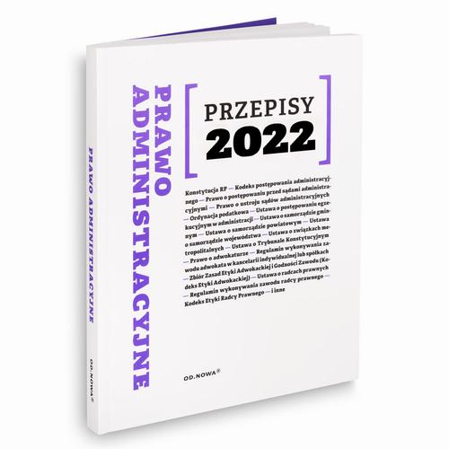 Tytuł: Przepisy 2022 Prawo administracyjne
Autor: 
Wydawnictwo: Od nowa
Formaty: PDF