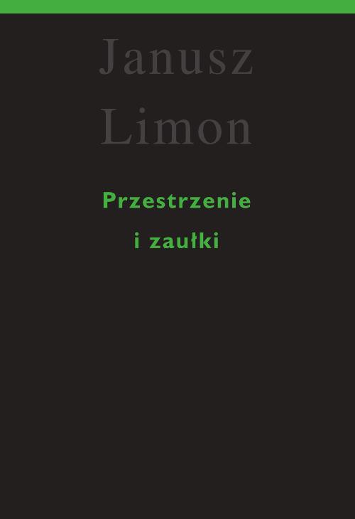 Przestrzenie i zaułki — okładka