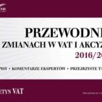Przewodnik po zmianach w VAT i akcyzie 2016/2017 — okładka e-booka